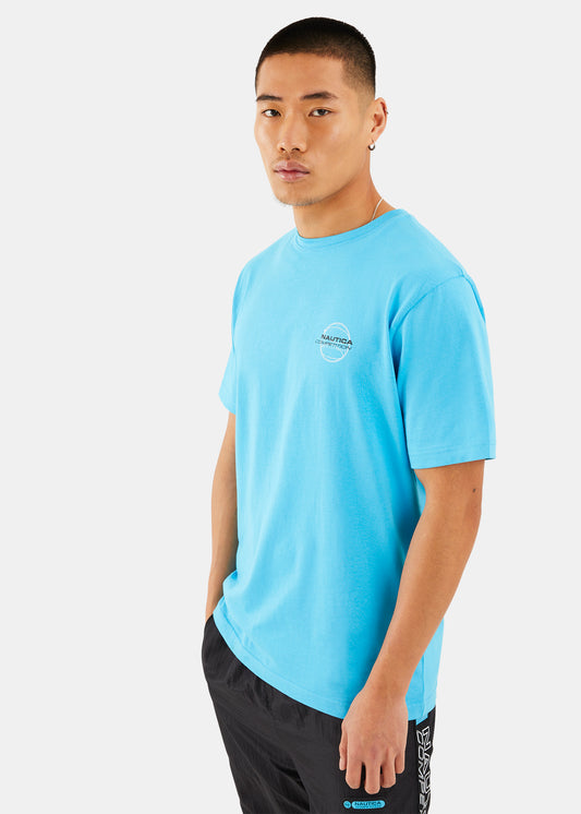 Nautica Competition Bryce T-Shirt - Electric Blue - Front