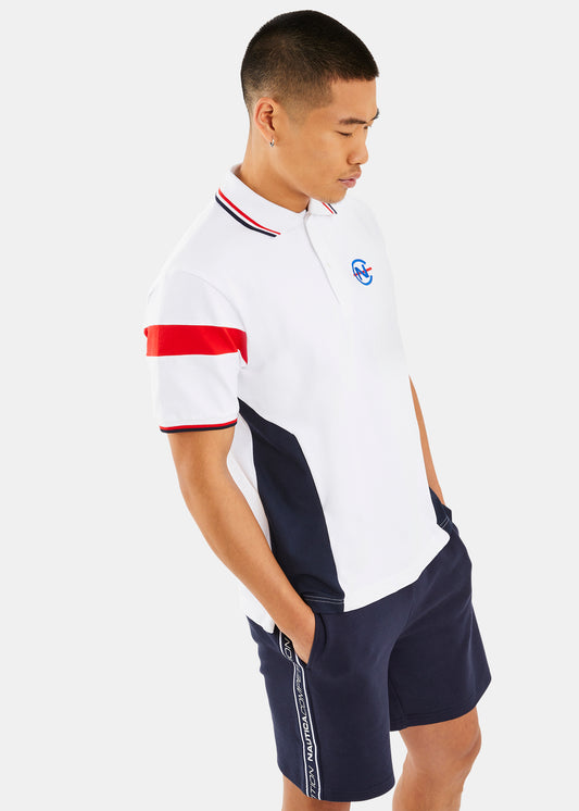 Nautica Competition Enzo Polo Shirt - White - Front