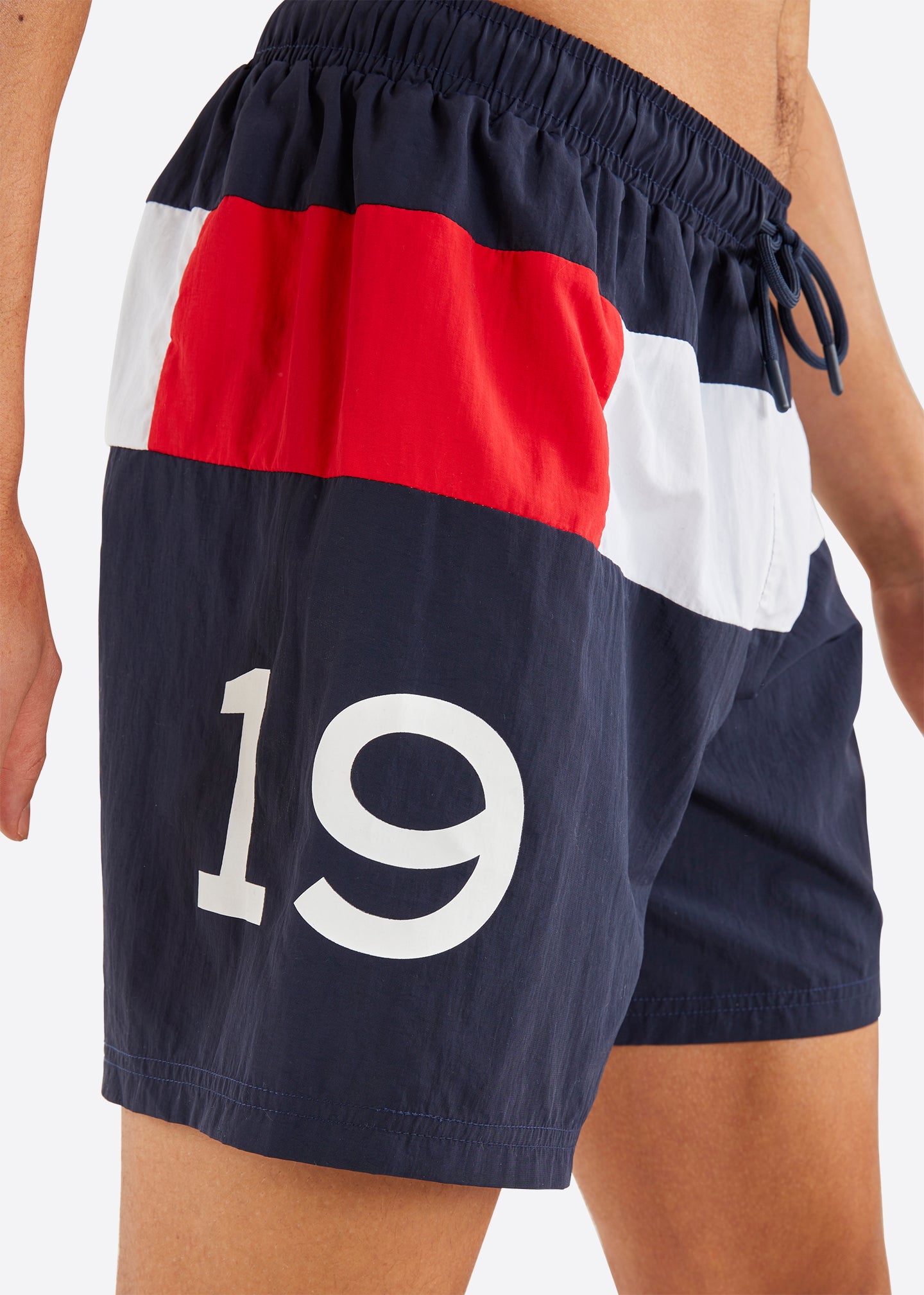 Nautica Ace 6" Swim Short - Dark Navy - Detail