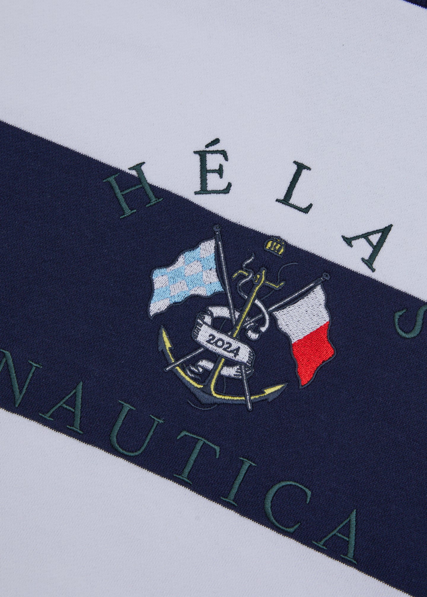 Nautica x Helas Guillaume Sweatshirt - Dark Navy - Detail