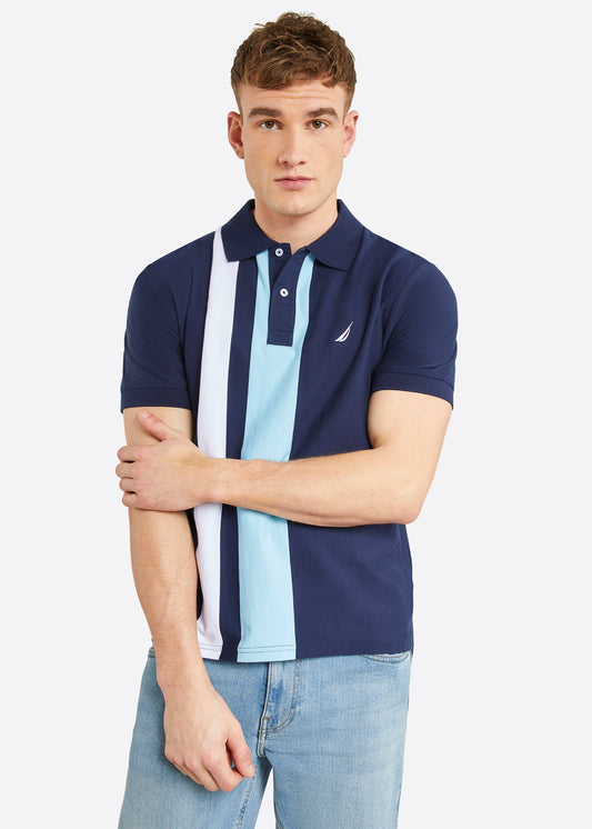 Nautica Cambridge Polo Shirt - Dark Navy - Front