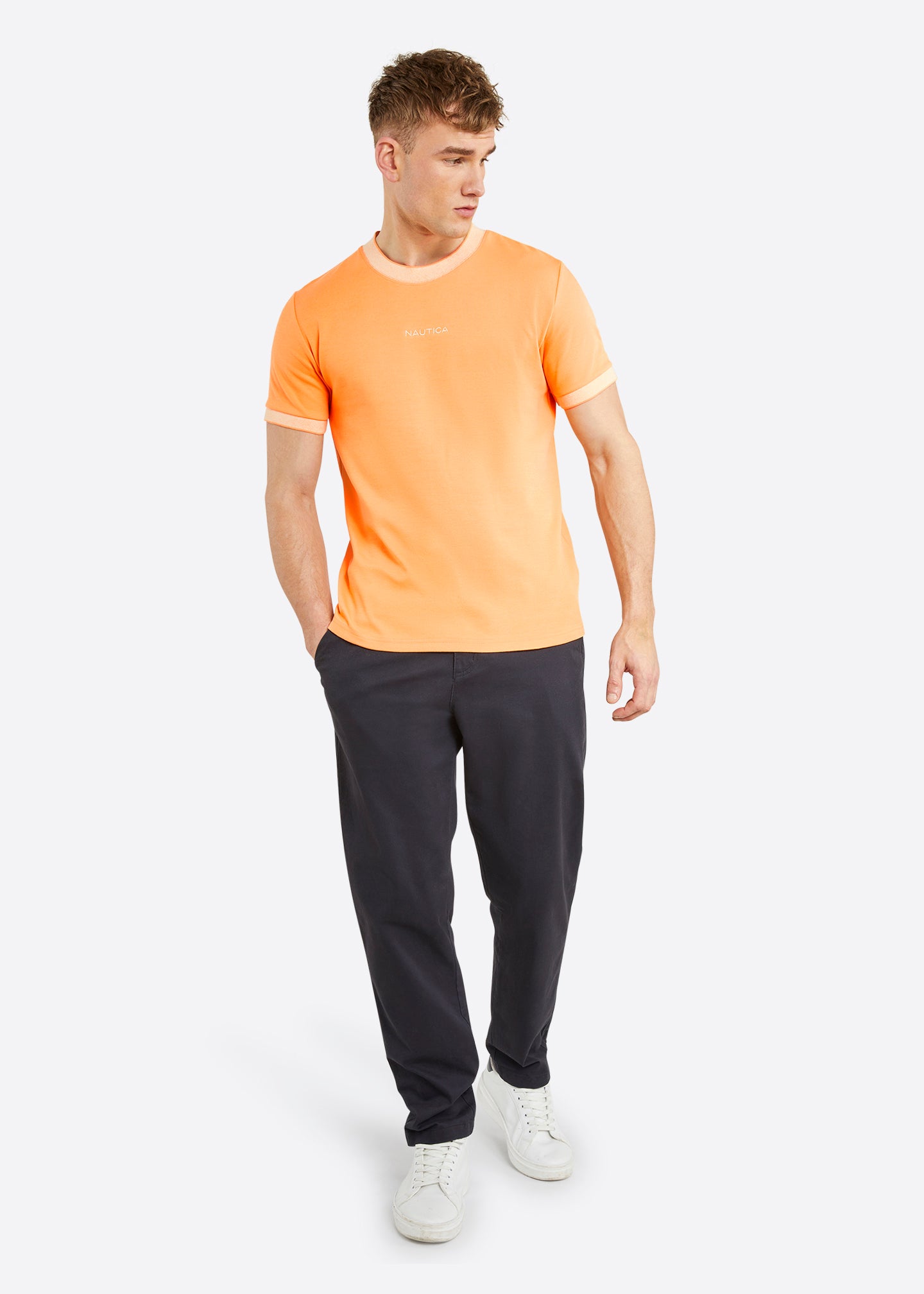 Nautica Cannon T-Shirt - Apricot - Full Body