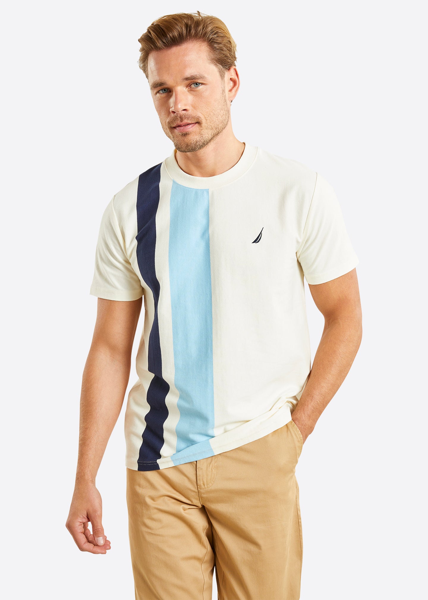 Nautica Ottawa T-Shirt - Ecru - Front 