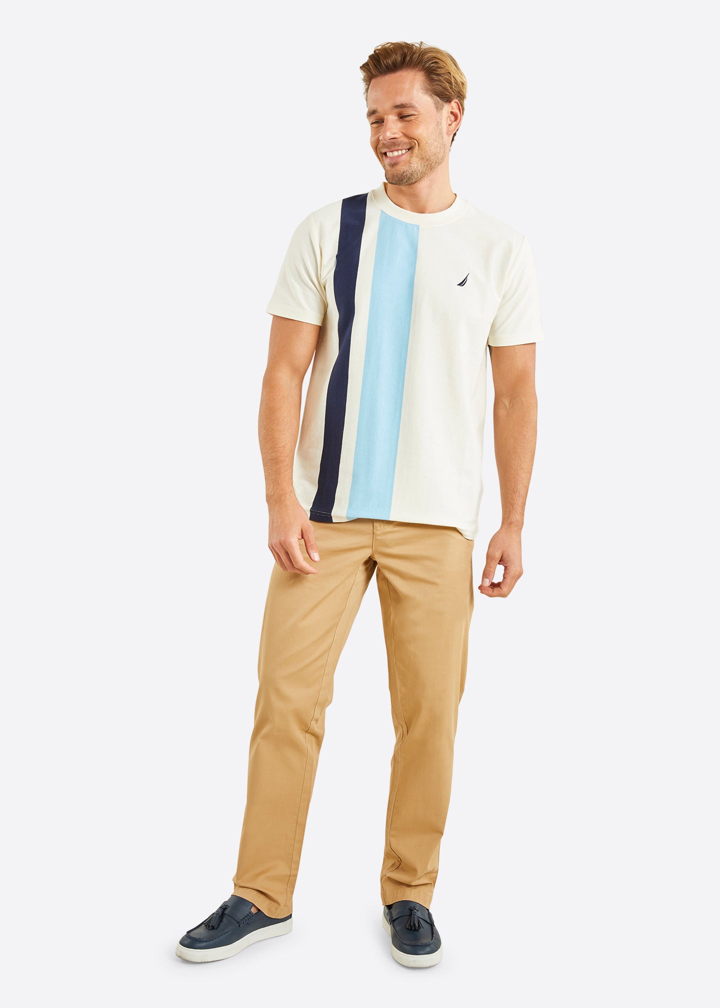 Nautica Ottawa T-Shirt - Ecru - Full Body