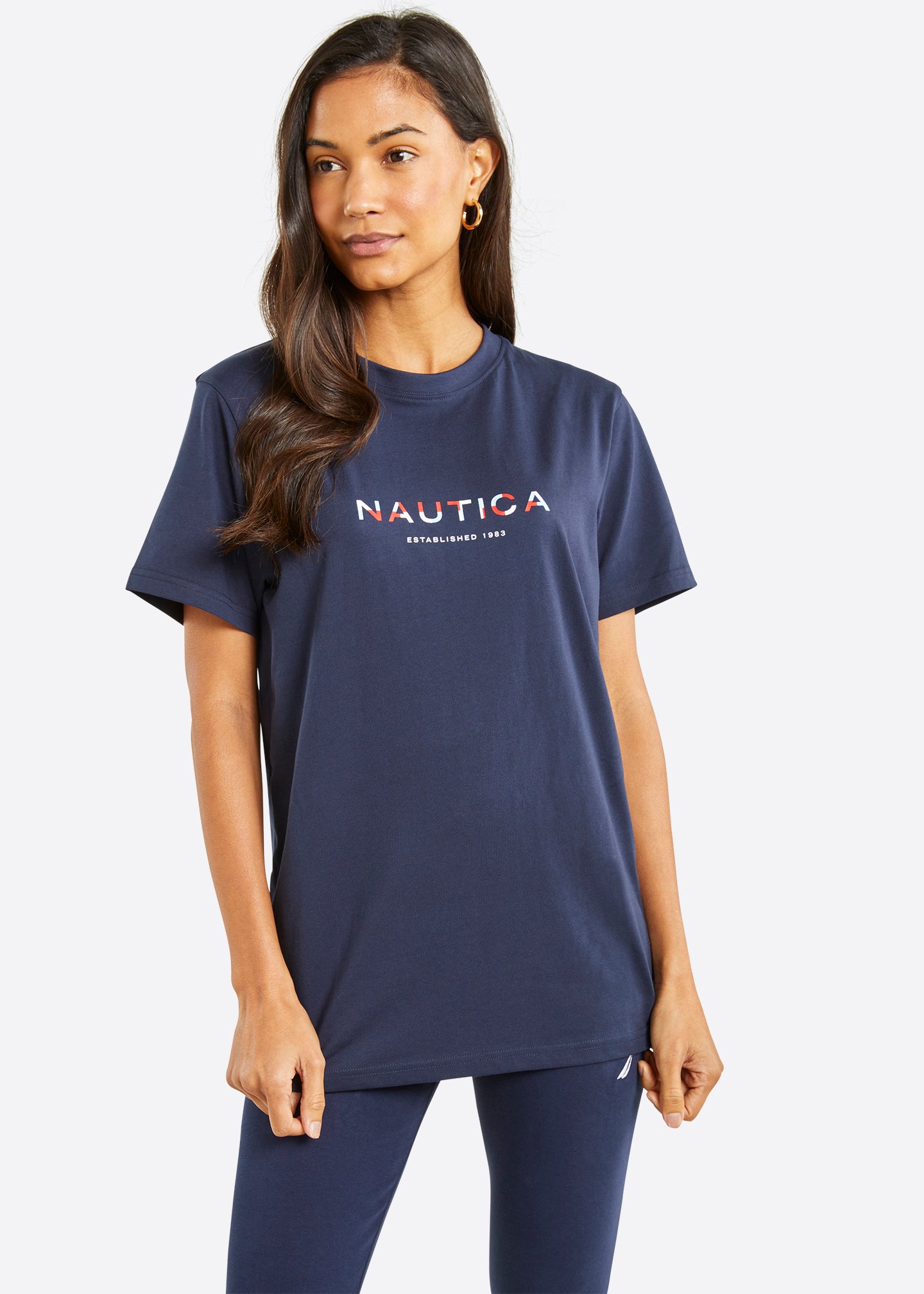 Nautica Airdrie T-Shirt - Dark Navy - Front