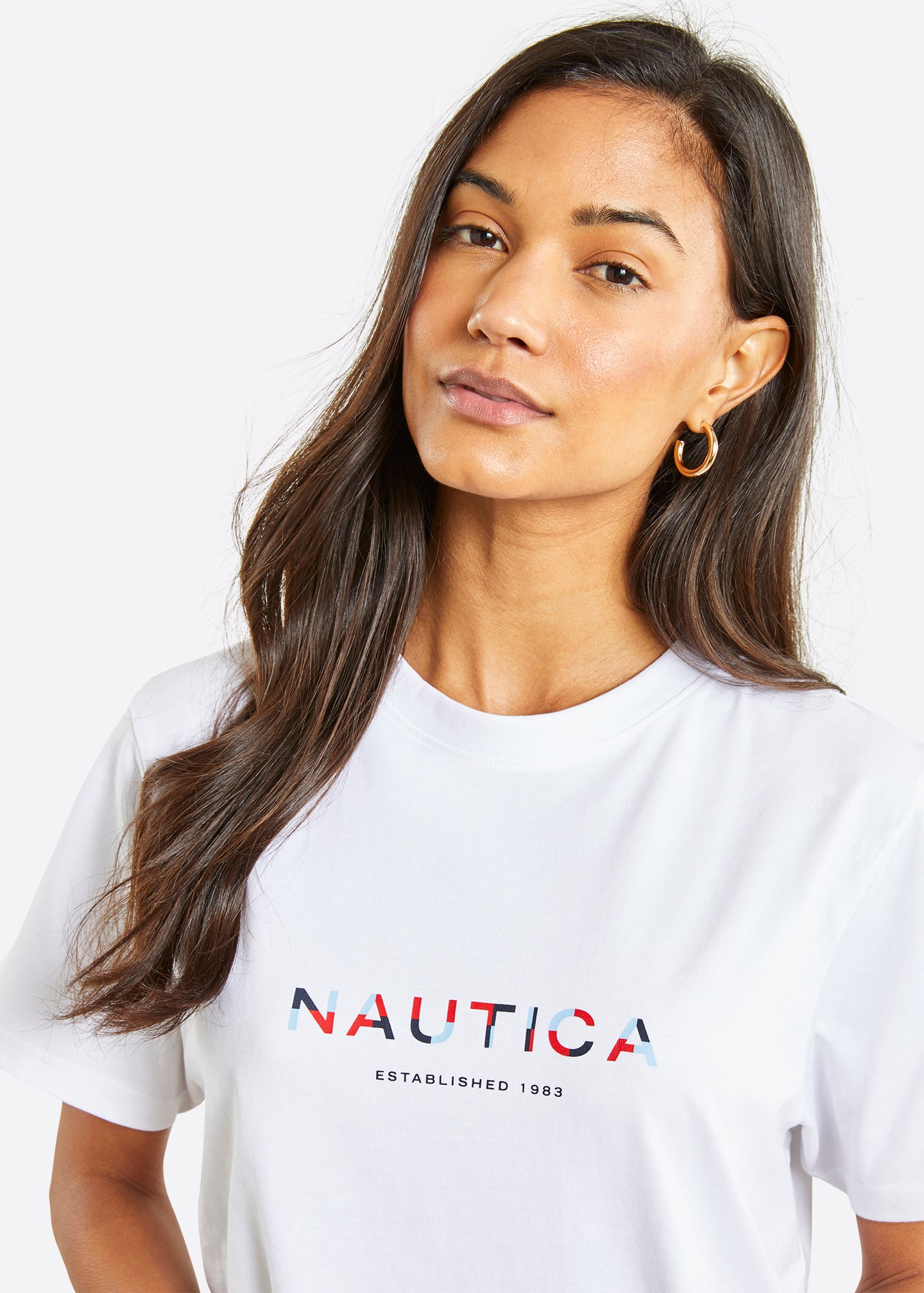 Nautica Airdrie T-Shirt - White - Detail