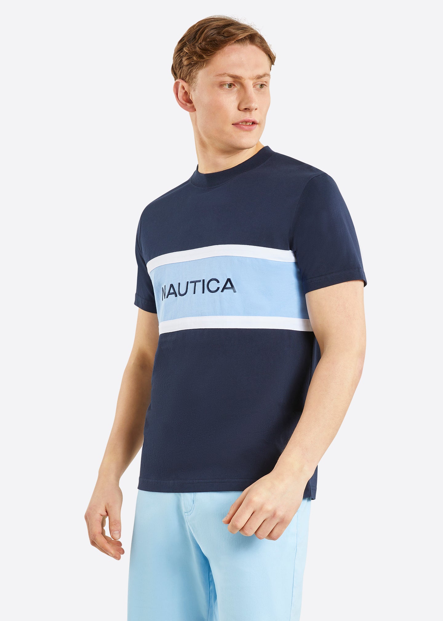 Nautica Henfield T-Shirt - Dark Navy - Front