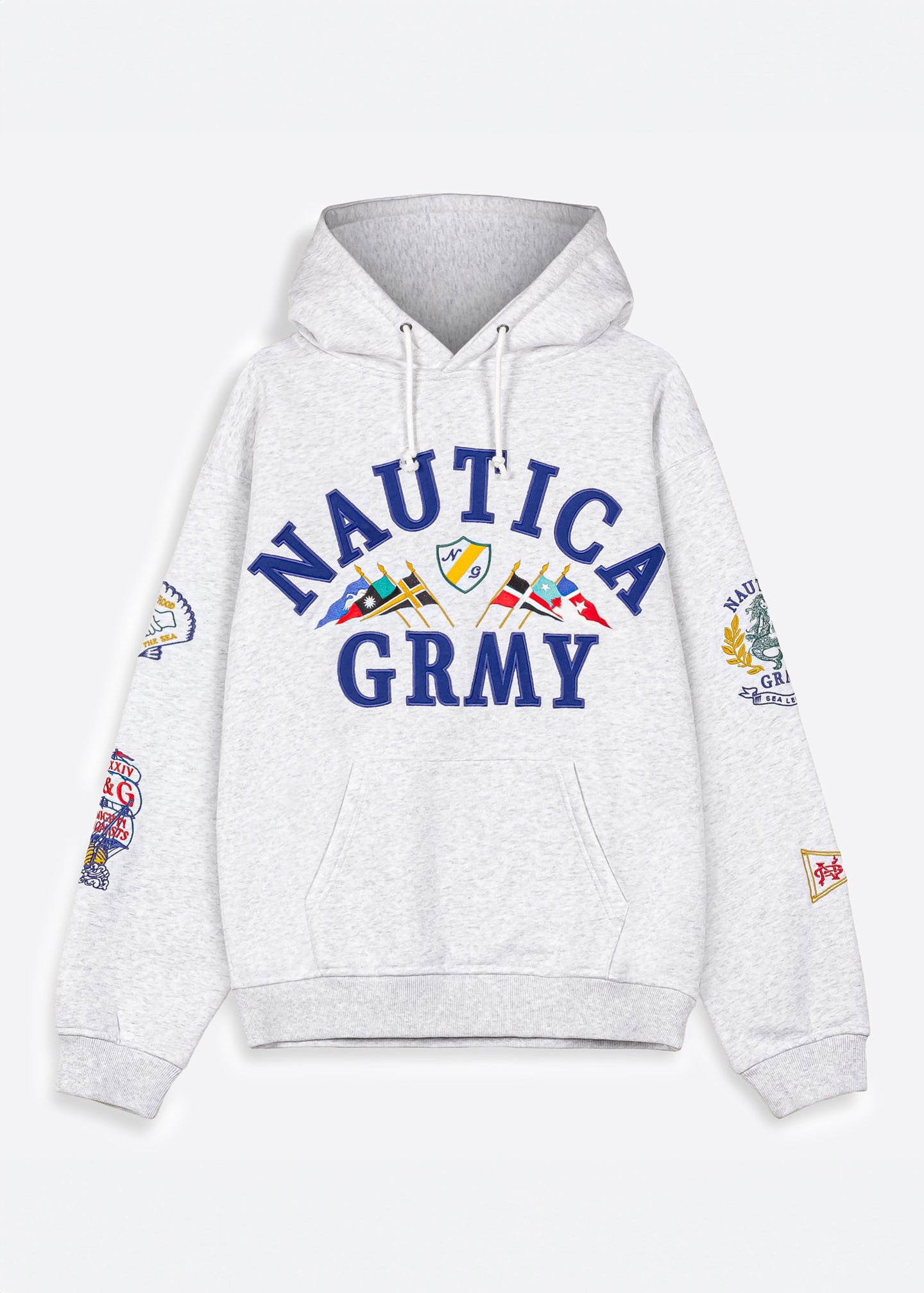 Nautica x GRMY Mighty Harmonist Vintage Hoody - Grey