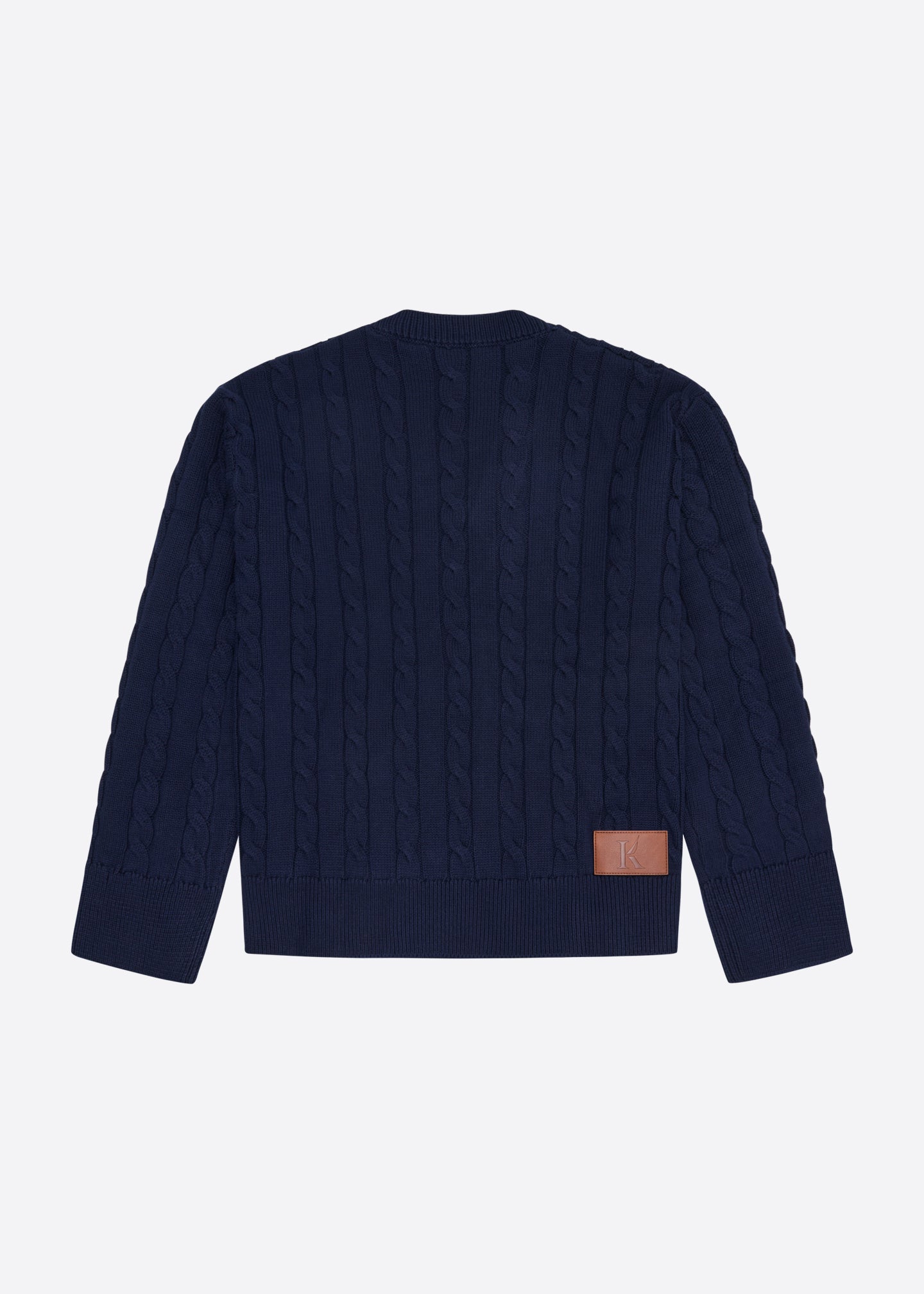 Nautica x Krost Asymmetric Cardigan - Navy