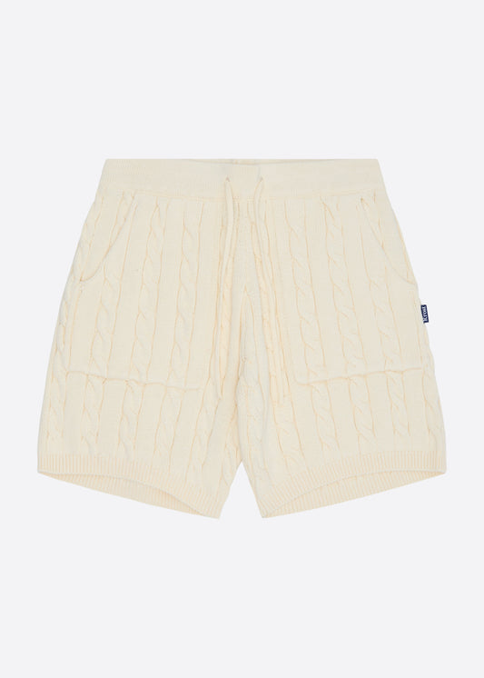 Nautica x Krost Cableknit Shorts - White