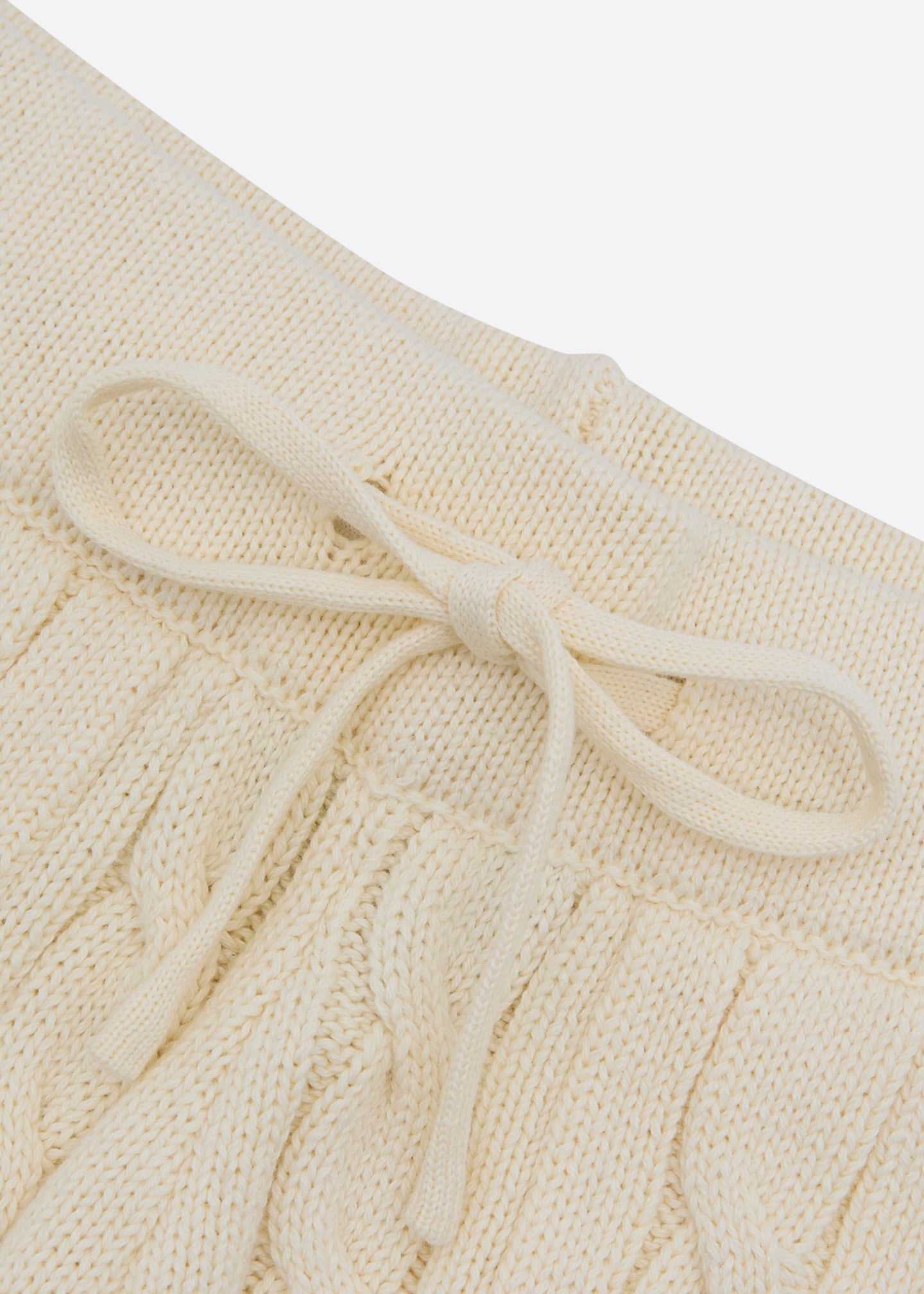 Nautica x Krost Cableknit Shorts - White