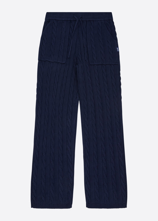 Nautica x Krost Baggy Cableknit Pants - Navy