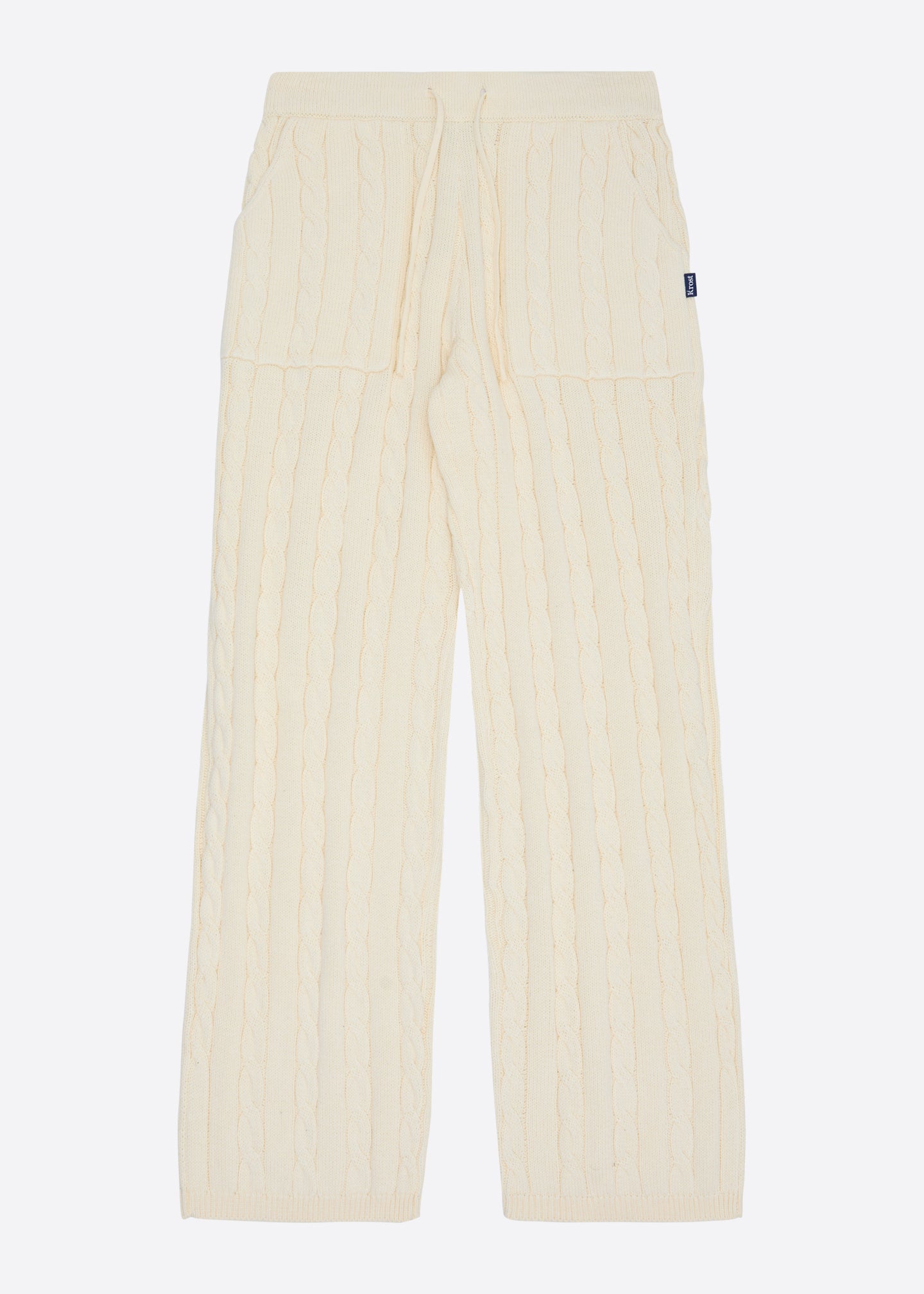 Nautica x Krost Baggy Cableknit Pants - White