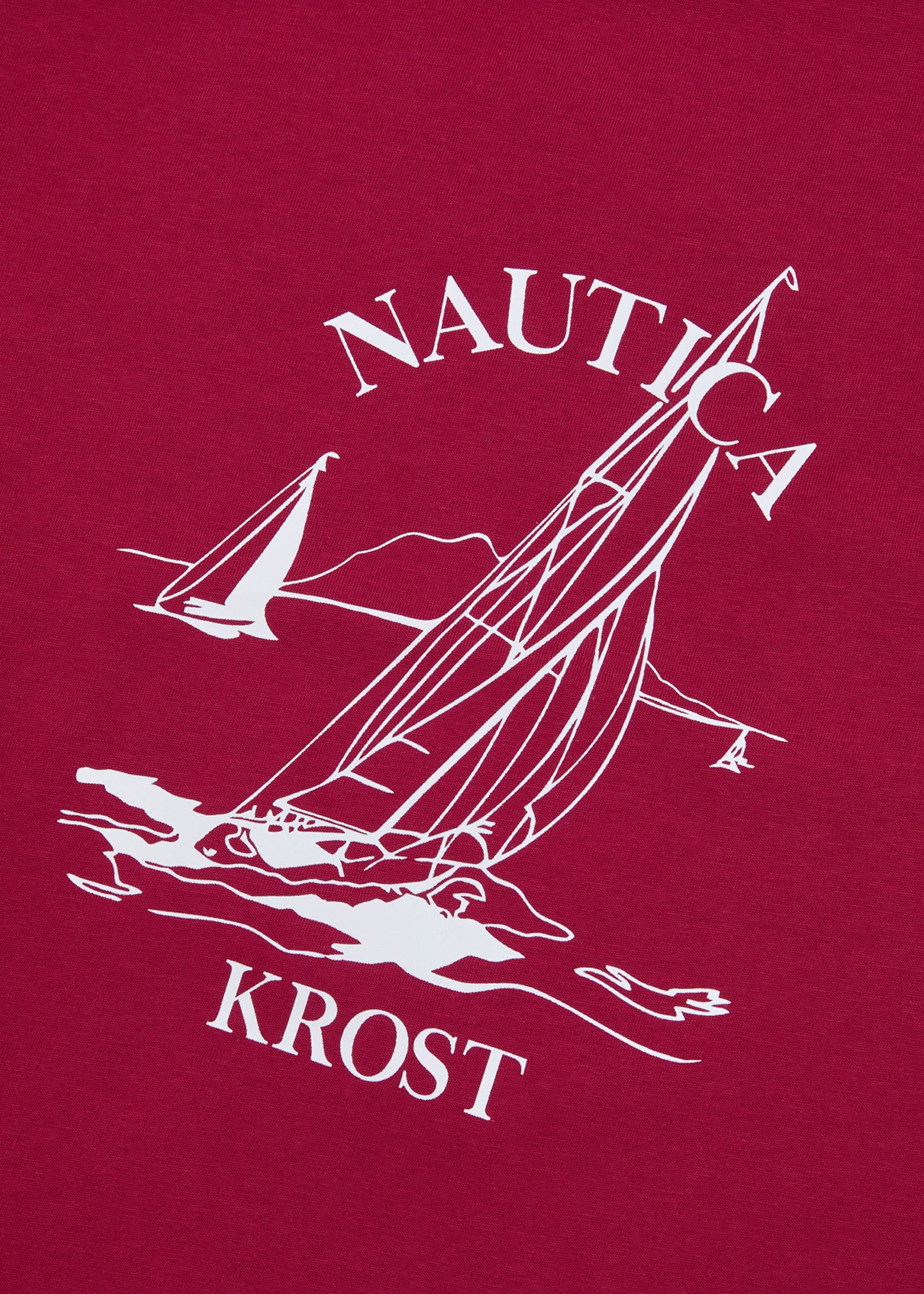 Nautica x Krost Graphic T-Shirt - Burgundy