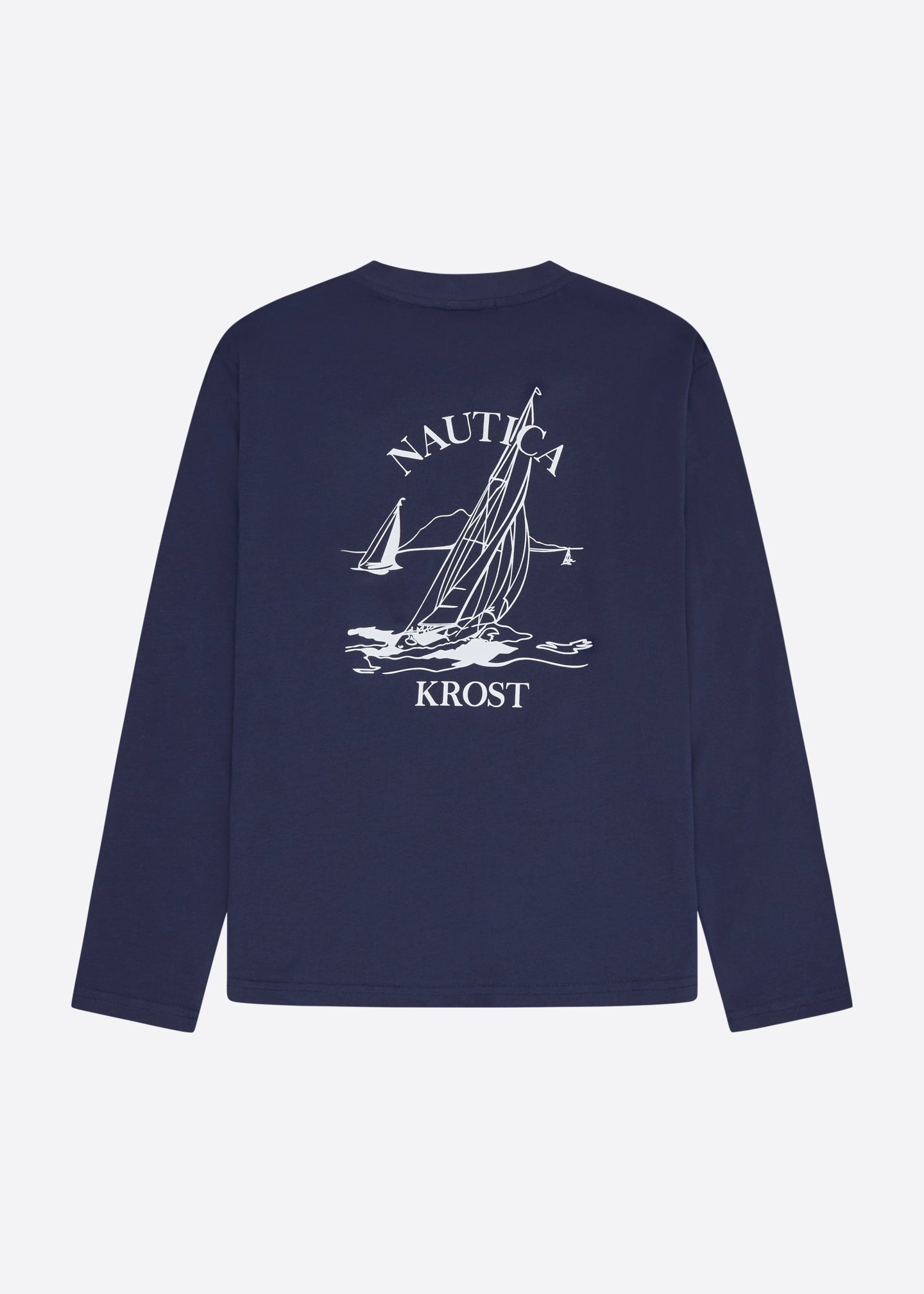 Nautica x Krost Graphic Long Sleeve T-Shirt - Navy