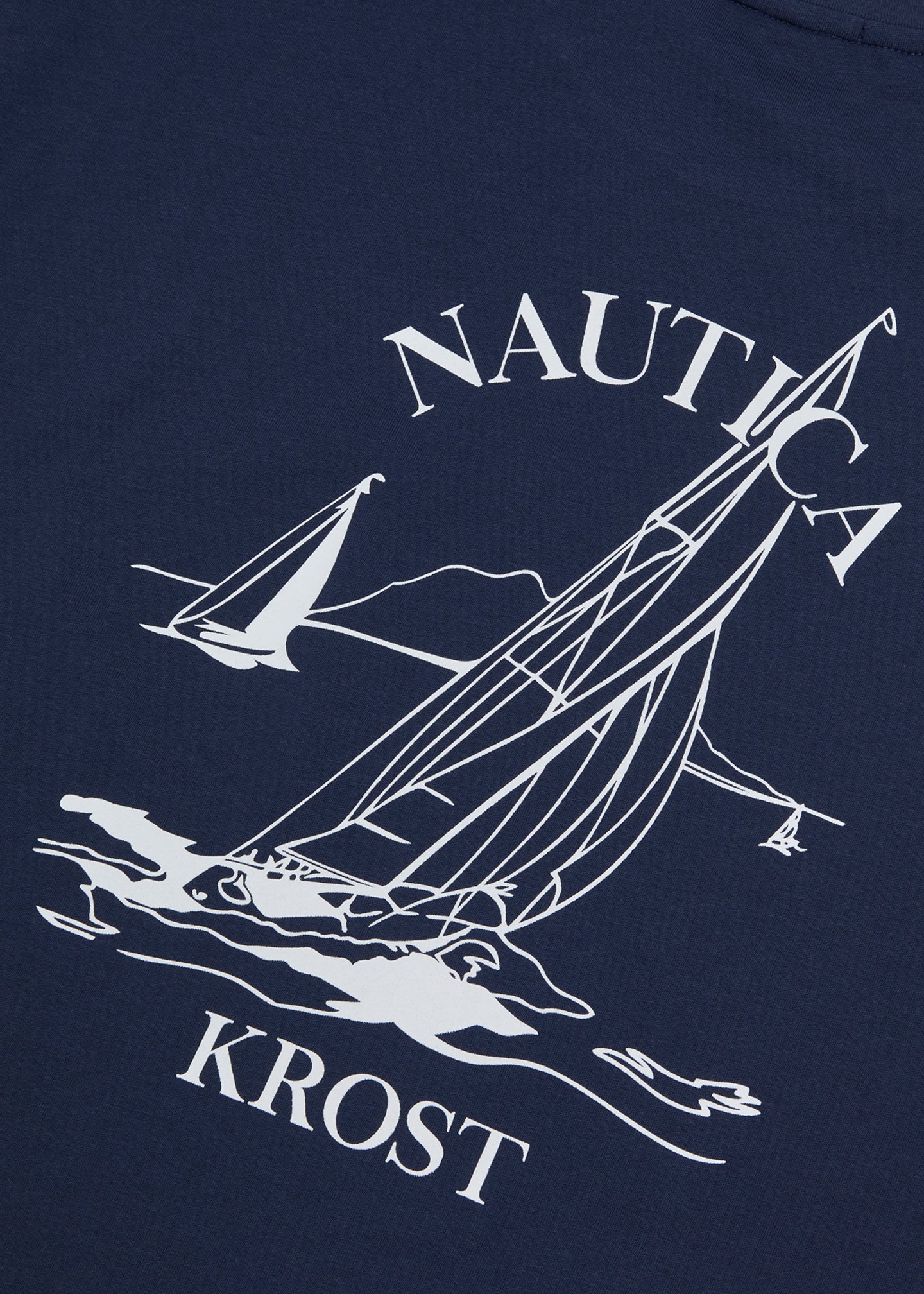 Nautica x Krost Graphic Long Sleeve T-Shirt - Navy