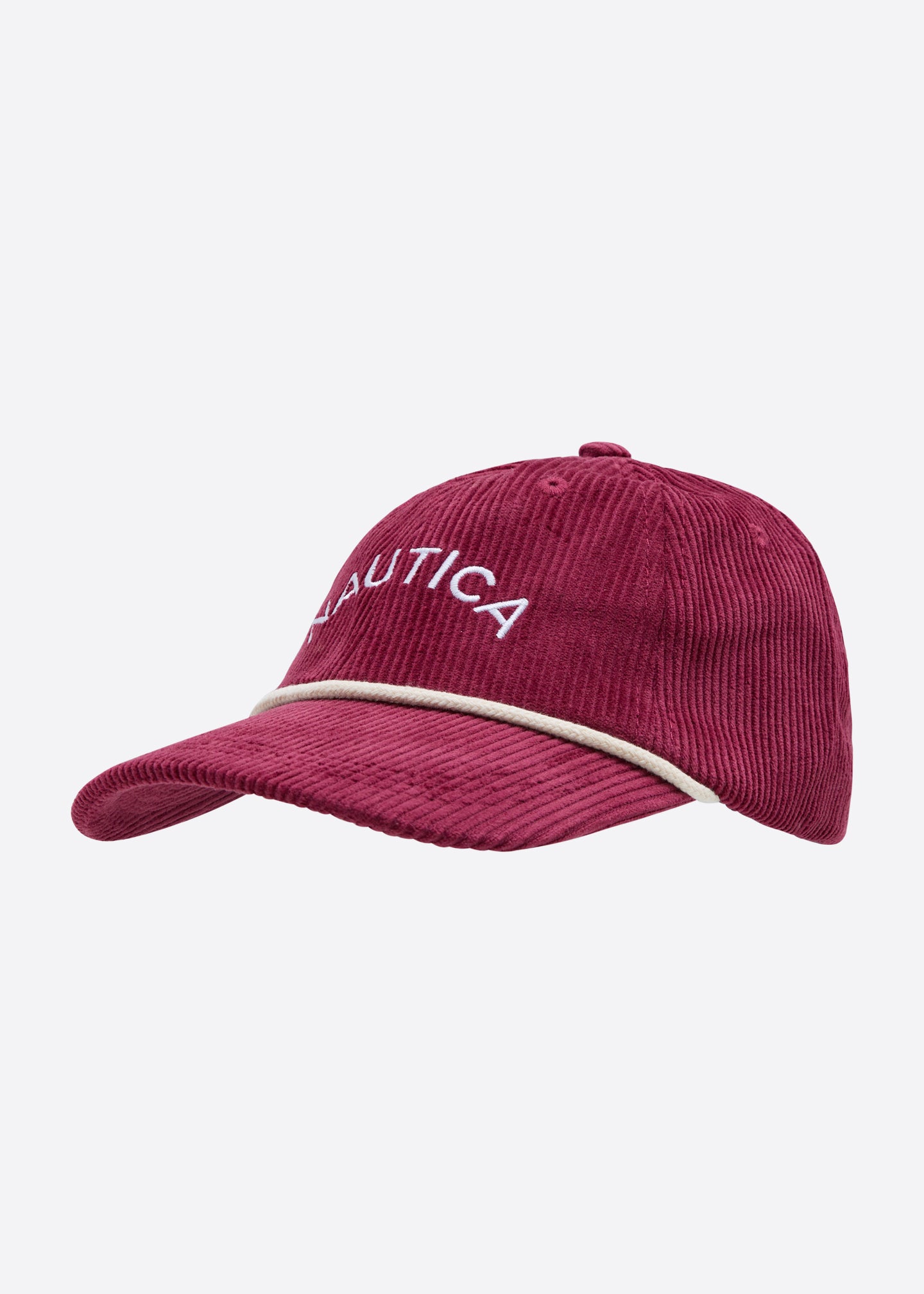 Nautica x Krost Corduroy Baseball Cap - Red