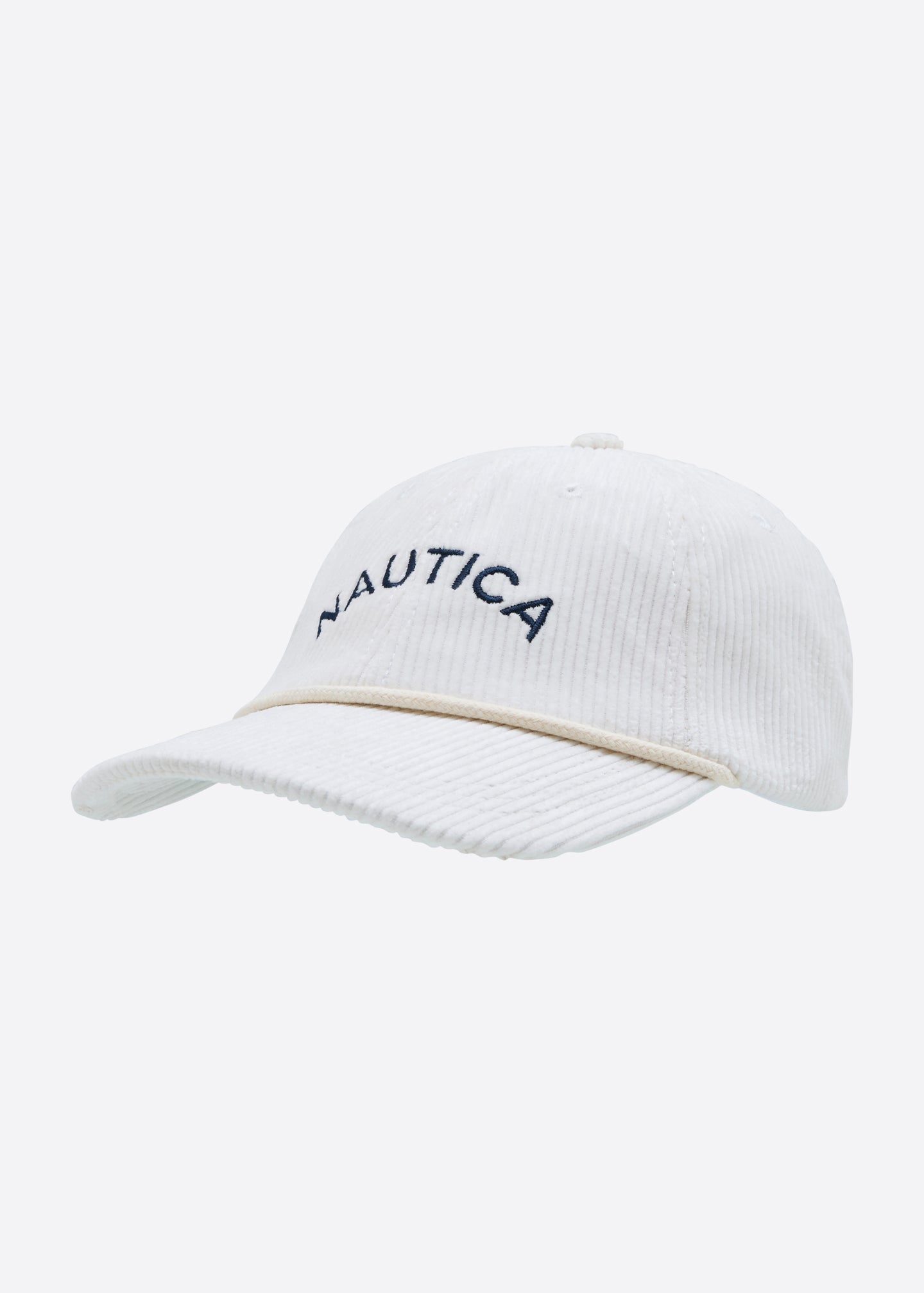 Nautica x Krost Corduroy Baseball Cap - White