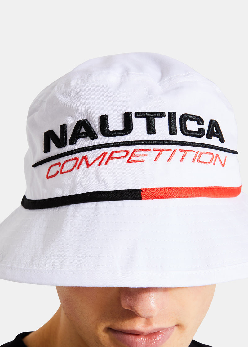 Nautica Trapp Bucket Hat - White